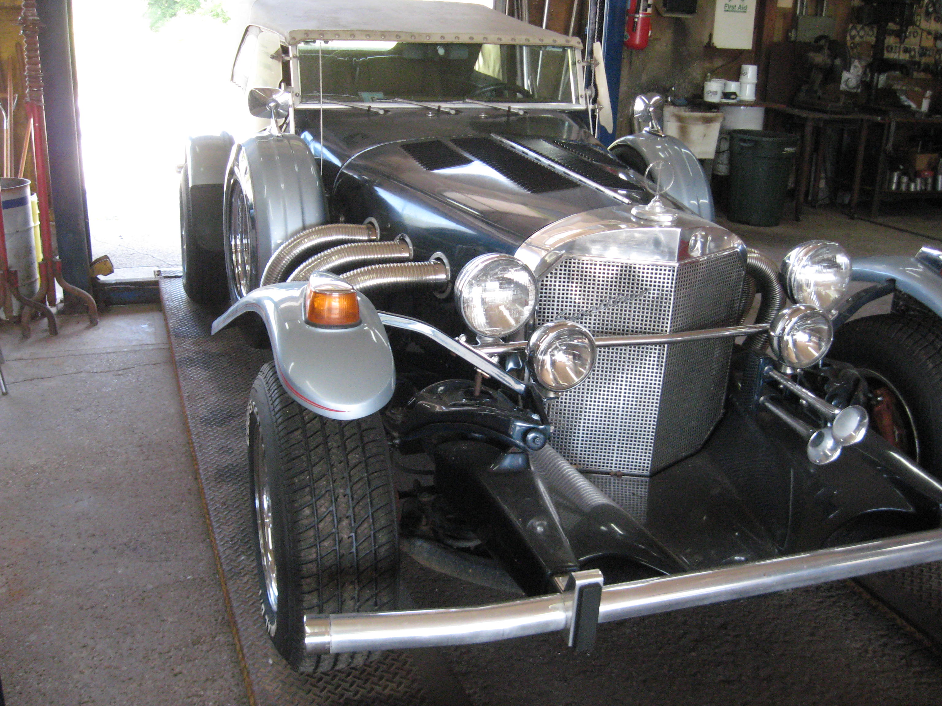 Automotive Exhaust Specialists work